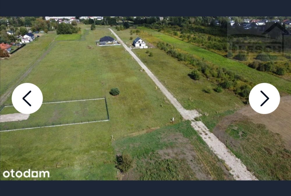 Piękna czysta działka w Ruścu - 1000 m² - Widok 2