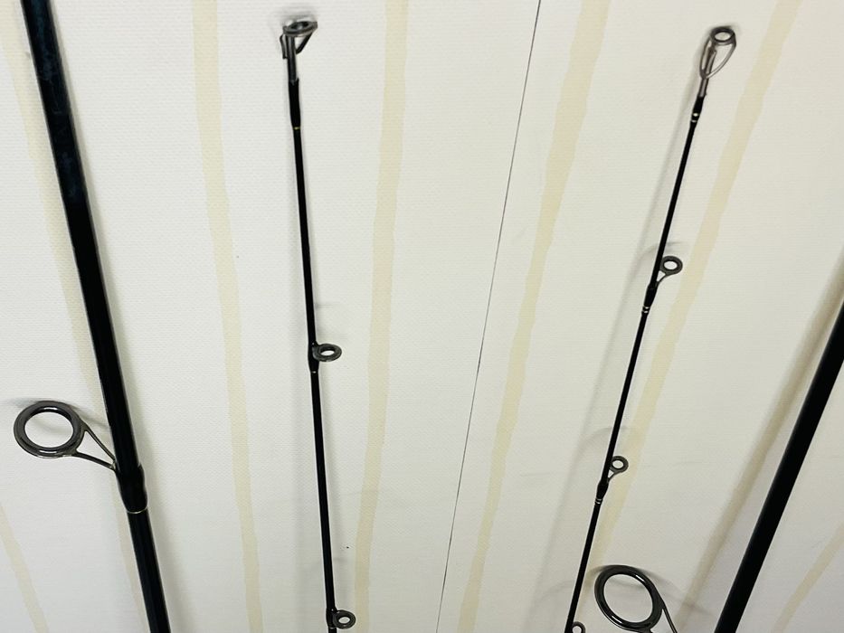 Комплект карбон 2 спінінги та вудка