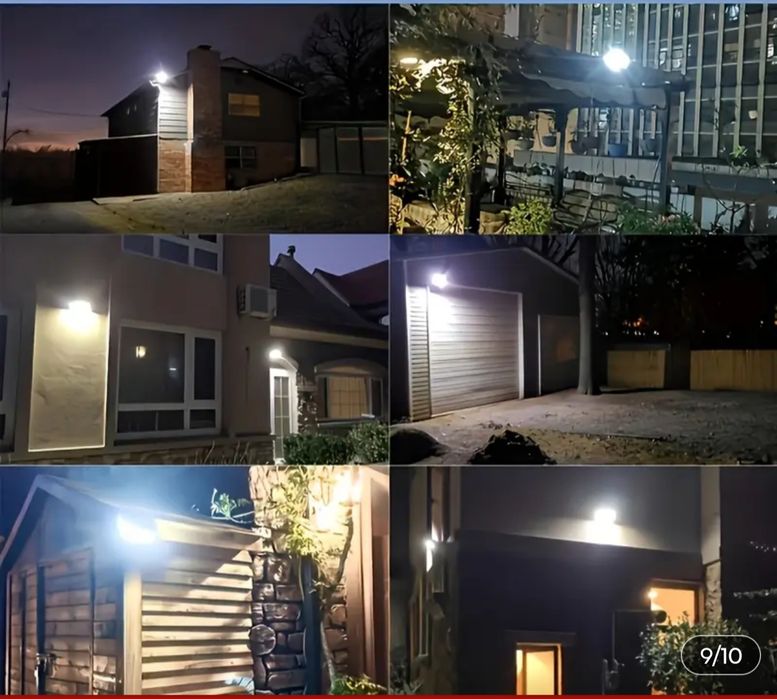 Уличная лампа на солнечных батареях.с аккумулятором .80 Led.