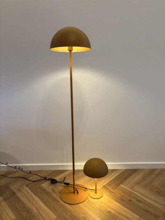 Lampy „grzybki” marki LUCIDE (stołowa i stojąca)