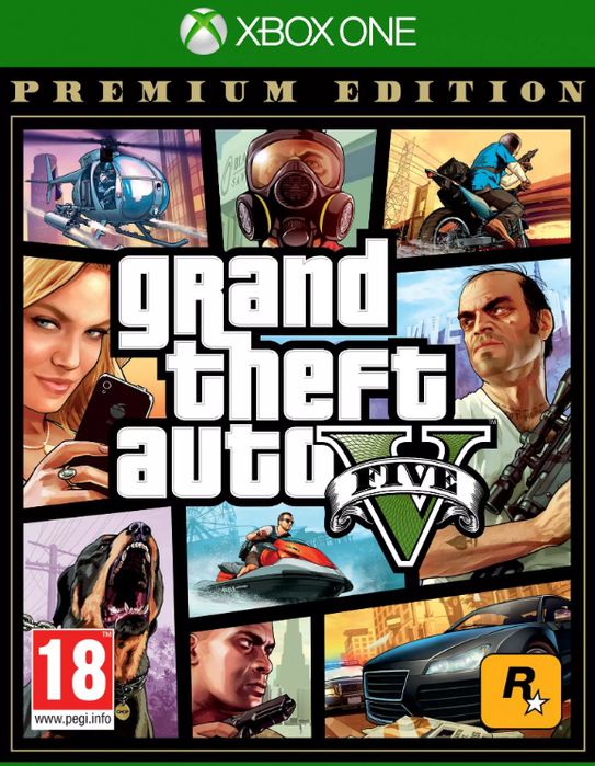GTA 5 - Grand Theft Auto V Premium Edition  (XONE) Gra nowa w folii
