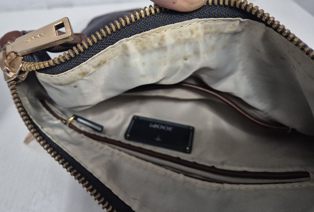 JOOP ! listonoszka firmowa skóra naturalna materiał