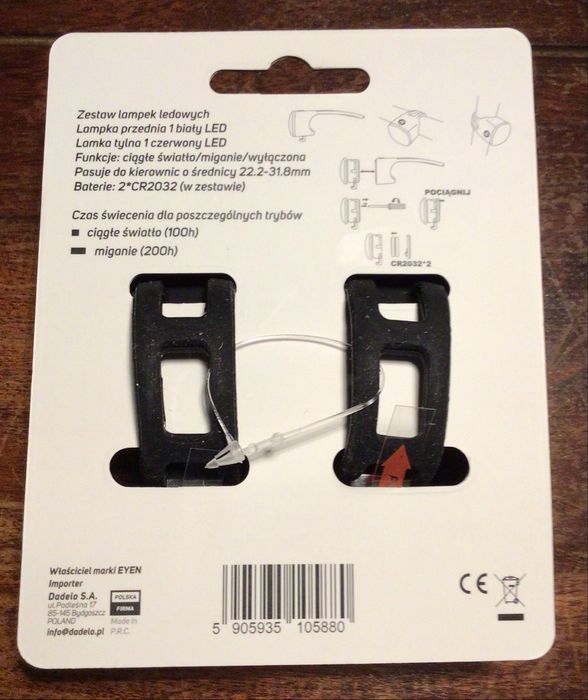 EYEN Dots Zestaw lampek rowerowych