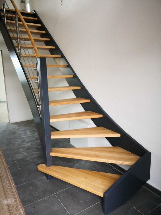 Schody drewniane Szczecin Producent schodów Schody na wymiar Schody