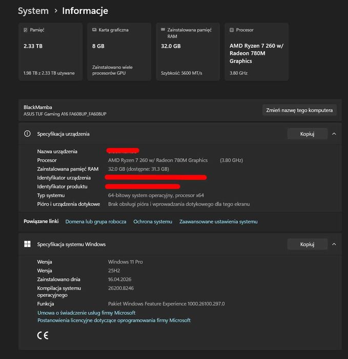Asus RTX 5070 / 32 / Win 11 Pro + WIN11Pro BOX + Cooler Master