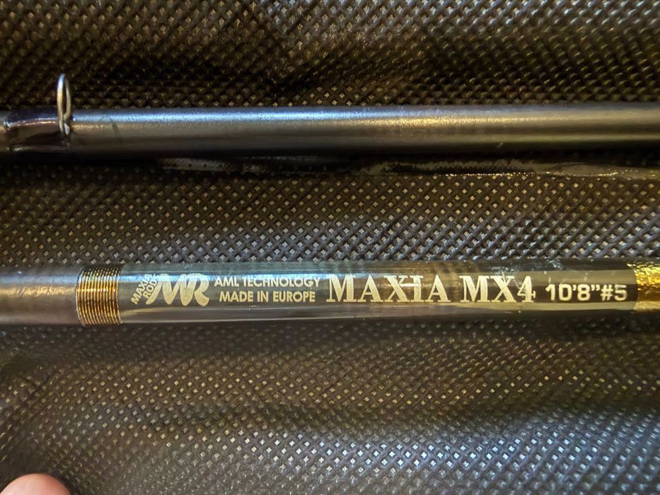 Cana de Pesca à Mosca Maxia MX4 10’6” Linha #5, 4 Secções