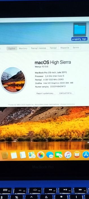 MacBook pro A1278 i5