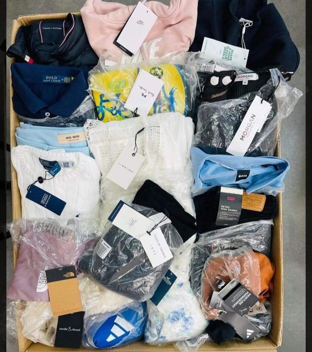 Boxy Ubrań odzież zwroty outlet nowe ubrania