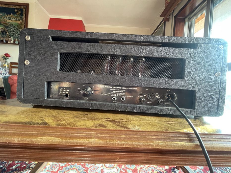 carlsbro cs100 pa reverb 100 watts