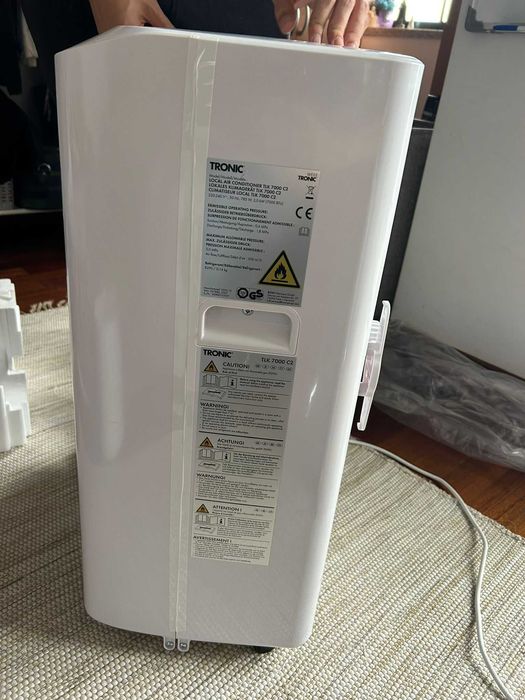 Ar Condicionado Portátil 7000 BTU – NOVO/Selado (C/ Fatura e Garantia)