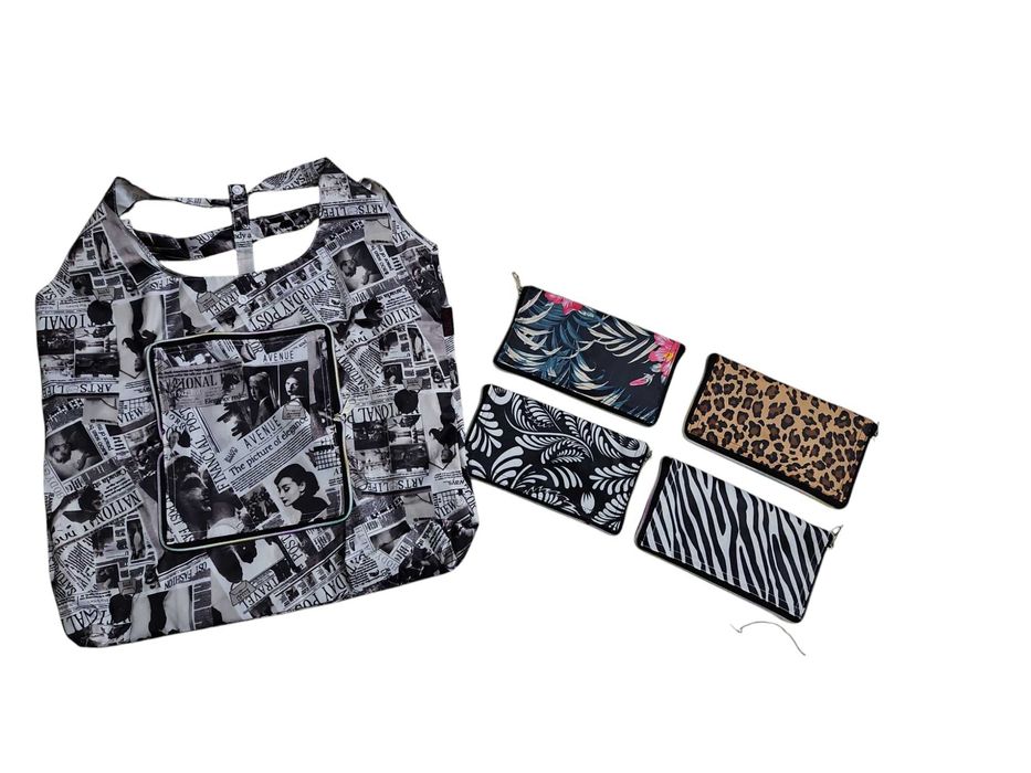 Torba zakupowa, składana, miękka. Eko portfel