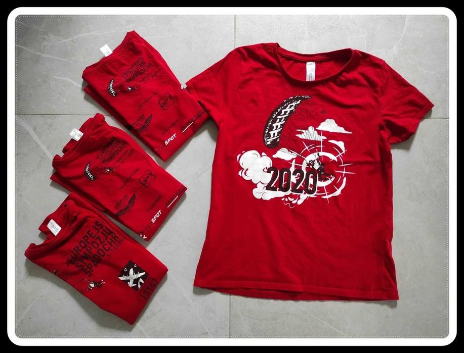 Tshirt koszulka 36 S Europejskie Sympozjum Spadochronowe 2020 i 2022