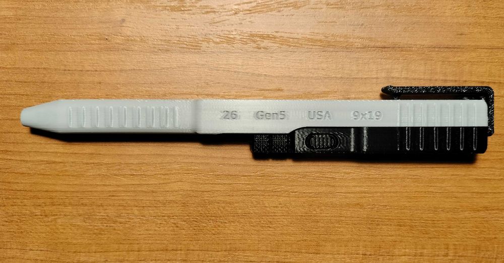 Caneta gel estilo Glock (azul)