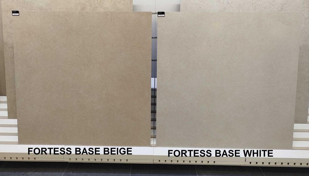 Nowy FORTESS BASE WHITE MAT GRES 119,8X119,8 G2 podłoga 120x120 satyna