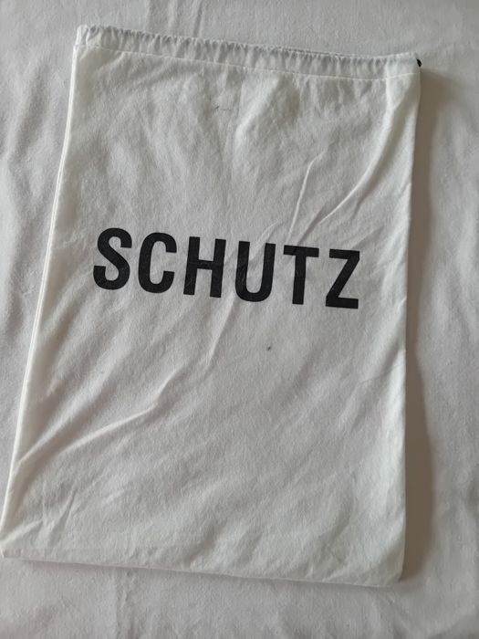 Saco de pano branco da Schutz