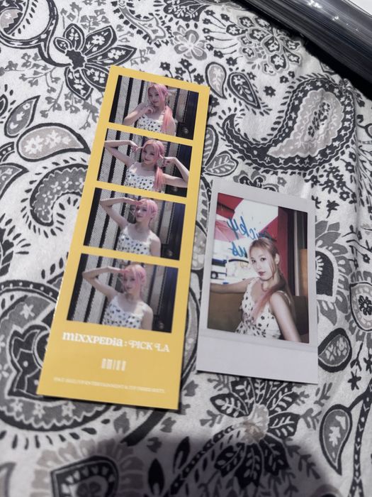 Zestaw Jini Jinni Nmixx mixxpedia photobook Pick La kpop