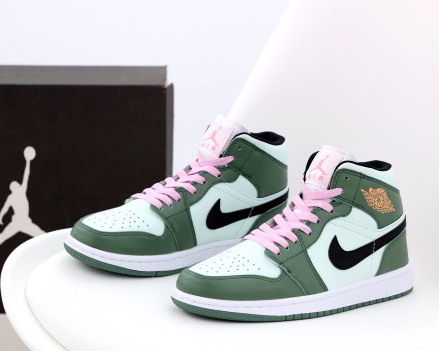 Buty Nike Air Jordan 1 Mid Dutch Green 36-40 damskie trampki