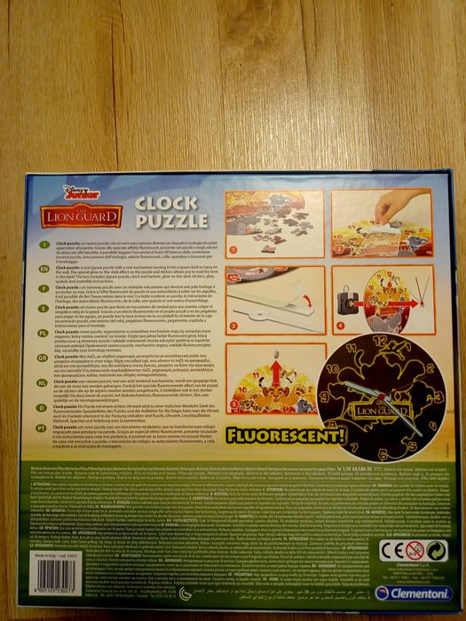 Zegar ścienny - puzzle