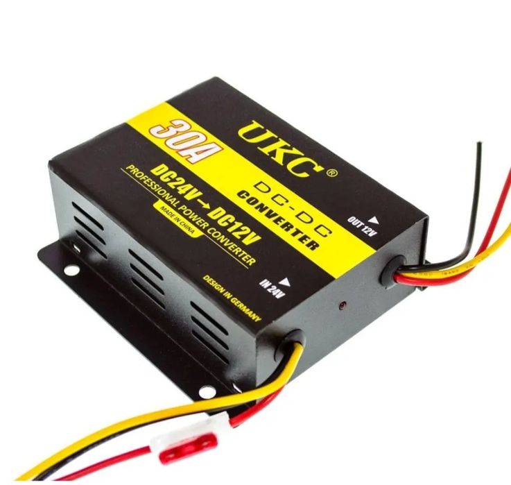 Преобразователь конвертор 24В на 12В 24V в 12V 10A 20A 40 60 80A 100A1