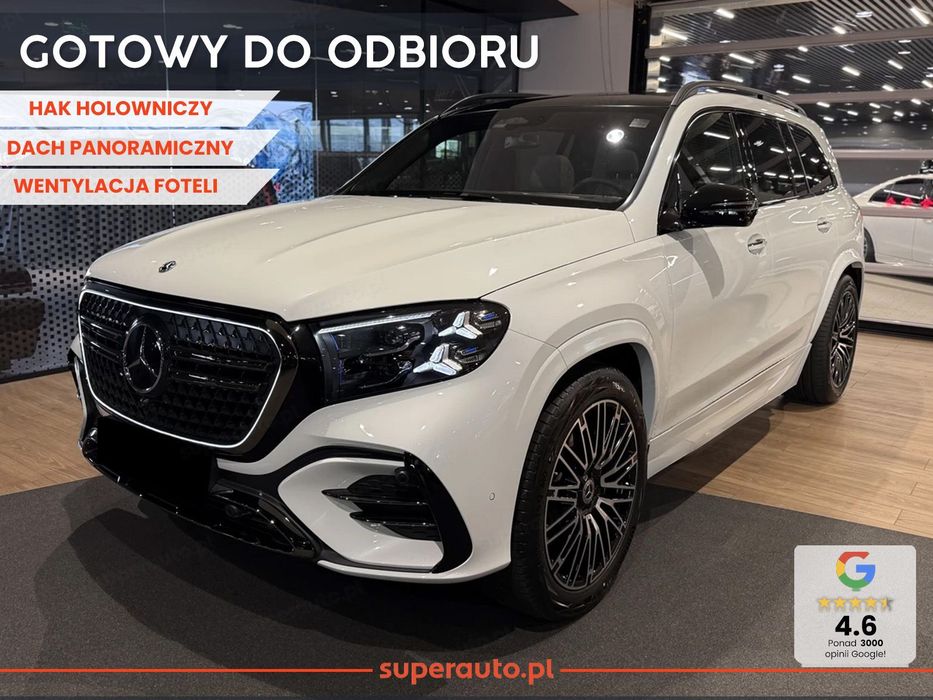 Mercedes-Benz GLS 450 d 4M Pakiet Premium z Dodatkami Cyfrowymi + Night + Hak