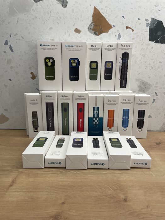 Olight Ліхтарі Наключні, Ручні, Тактичні - ГАРАНТІЯ 5 РОКІВ!