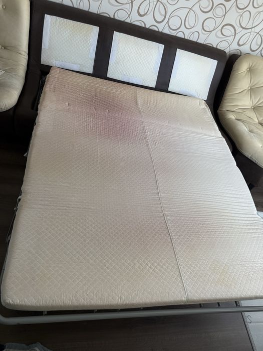 Кутовий замшевий модульний диван