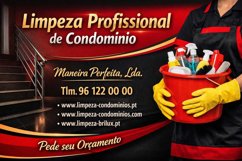 Limpeza de Condomínios - Há 15 anos a cuidar do Seu Condomínio! Lisboa