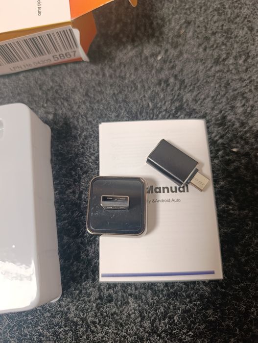 Adapter Bezprzewodowy CarPlay / Android Auto 2w1 | NOWY | USB-C