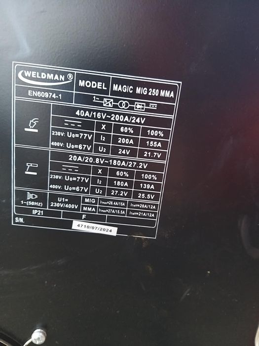 Półautomat spawalniczy Weldman