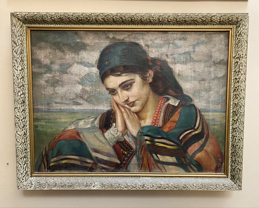 Obraz olejny portret krakowianka Kamila Bukowska