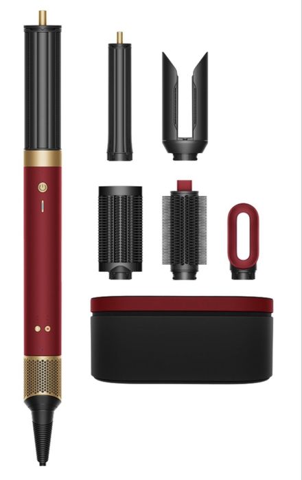 Nowy Multistyler Dyson Airwrap Co‑anda2x™ Straight+Wavy Aksamitna czerwień/Złoto