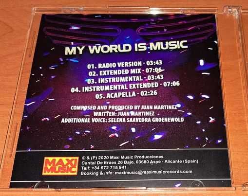 Stylove Feat. Naoky - My World Is Music (Maxi CD) (SPAIN)