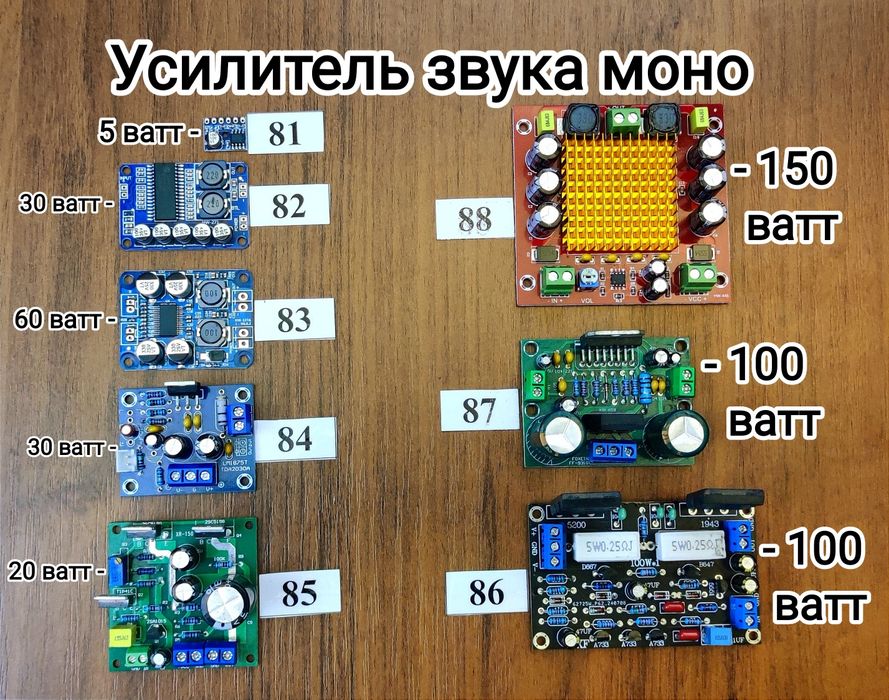 Усилитель мощности и аксессуары