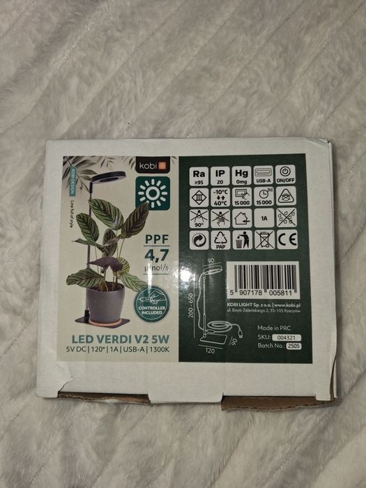 Lampa do roślin LED 5W