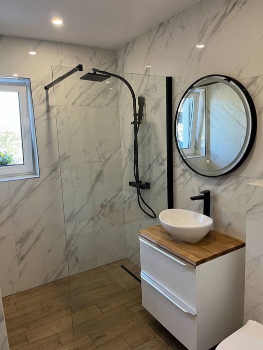 Usługi remontowe łazienki płytki flizy kafelki