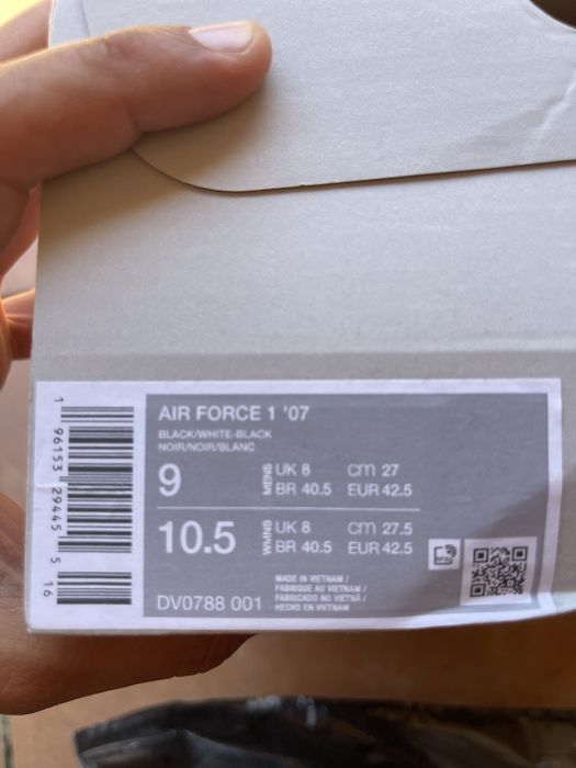 Nike air force panda (novas)