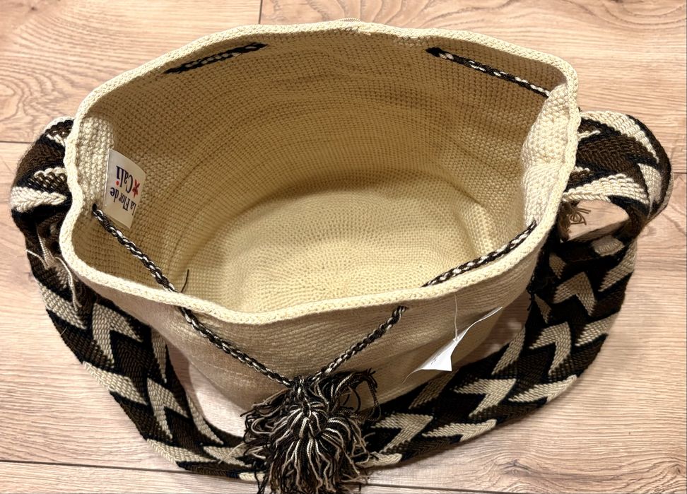 La Flor De Cali Torba Worek Handmade Nowa