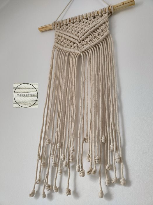 Makrama 'boho' dekoracja rękodzieło