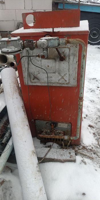 Котел твердопаливний з газовою установкою