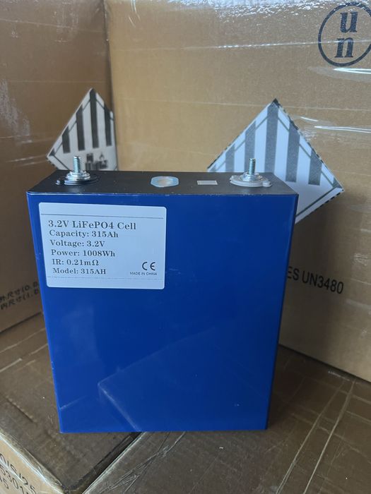 Комірки LiFePO4 315Ah 3.2v