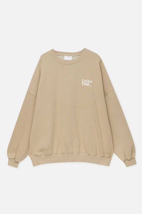 Женский бежевый свитшот