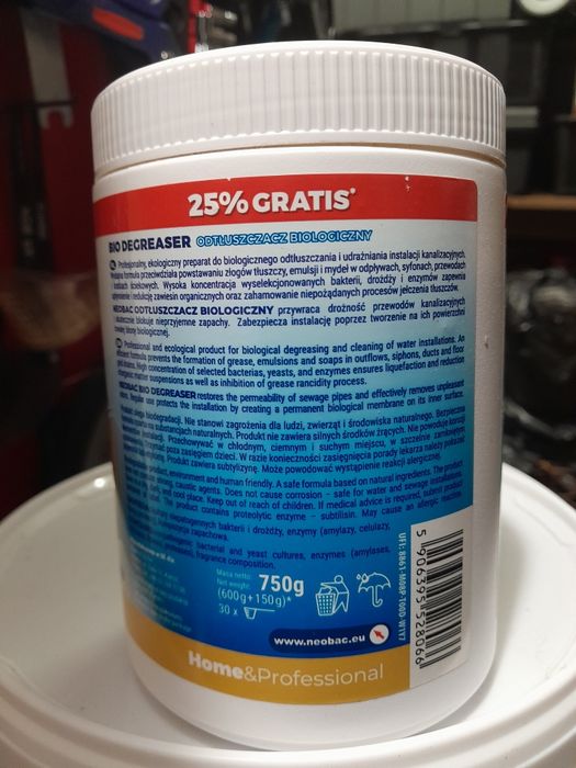 Bakterie aktywatory szamb oczyszczalni NeoBac  Biofos  BIO7 Microbec