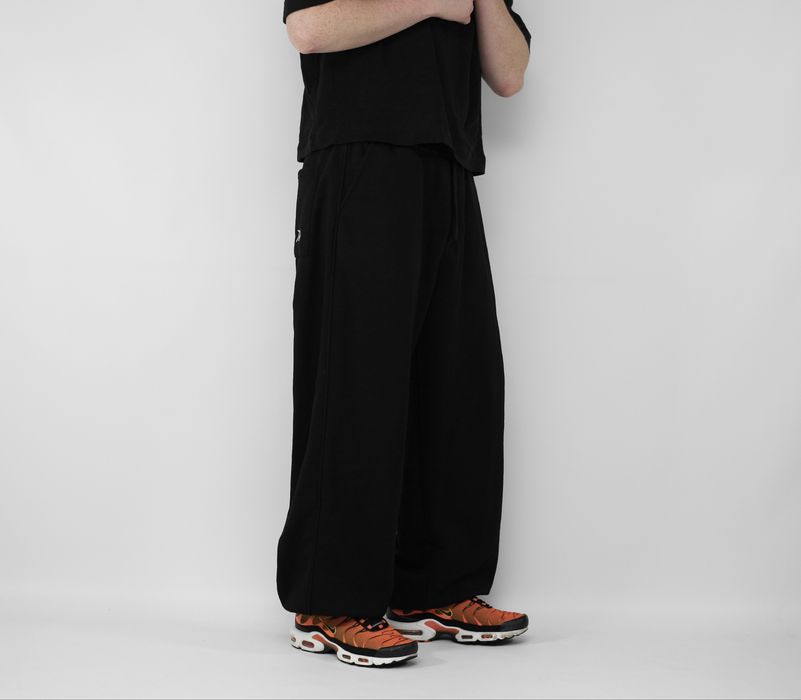 Широкі чорні спортивні штани M40 BAGGY SWEATPANTS широкие штаны бегги