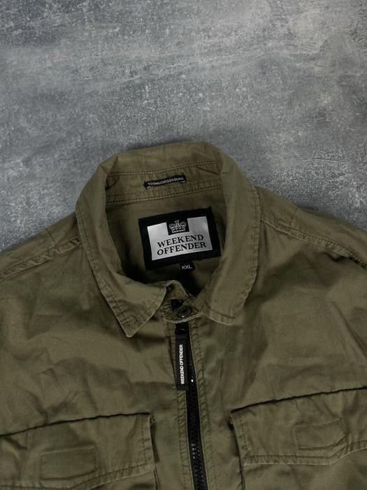 Xxl Зелена котонова куртка - овершот Weekend Offender