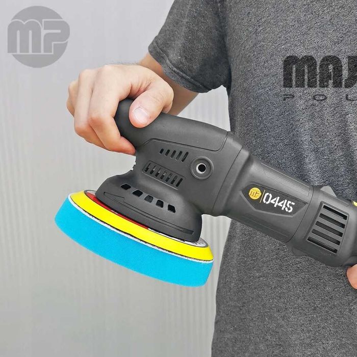 Mocna POLERKA SAMOCHODOWA mimośrodowa oscylacyjna REGULOWANA + gąbki