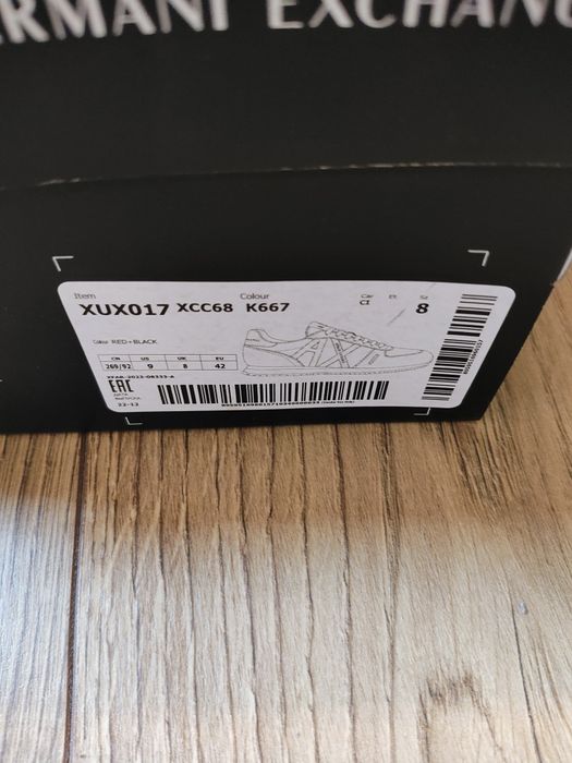 Buty Armani Excjange A|X roz.42, czerwone