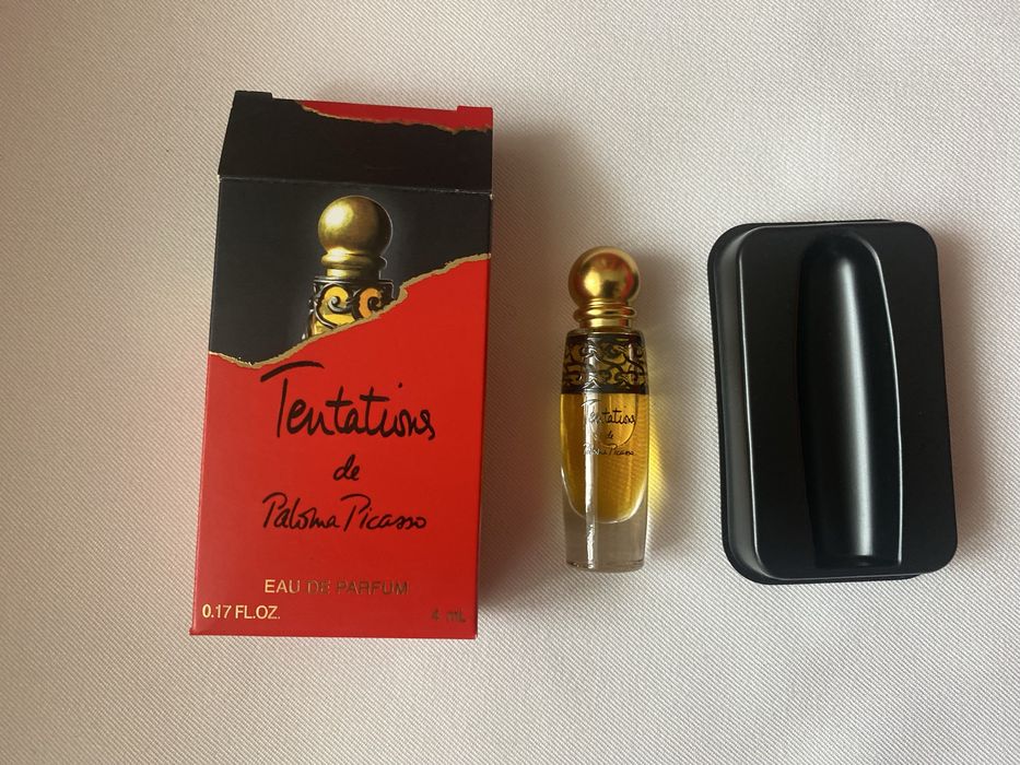 Frascos de perfume da Paloma Picasso recarregáveis vazios e Tentation
