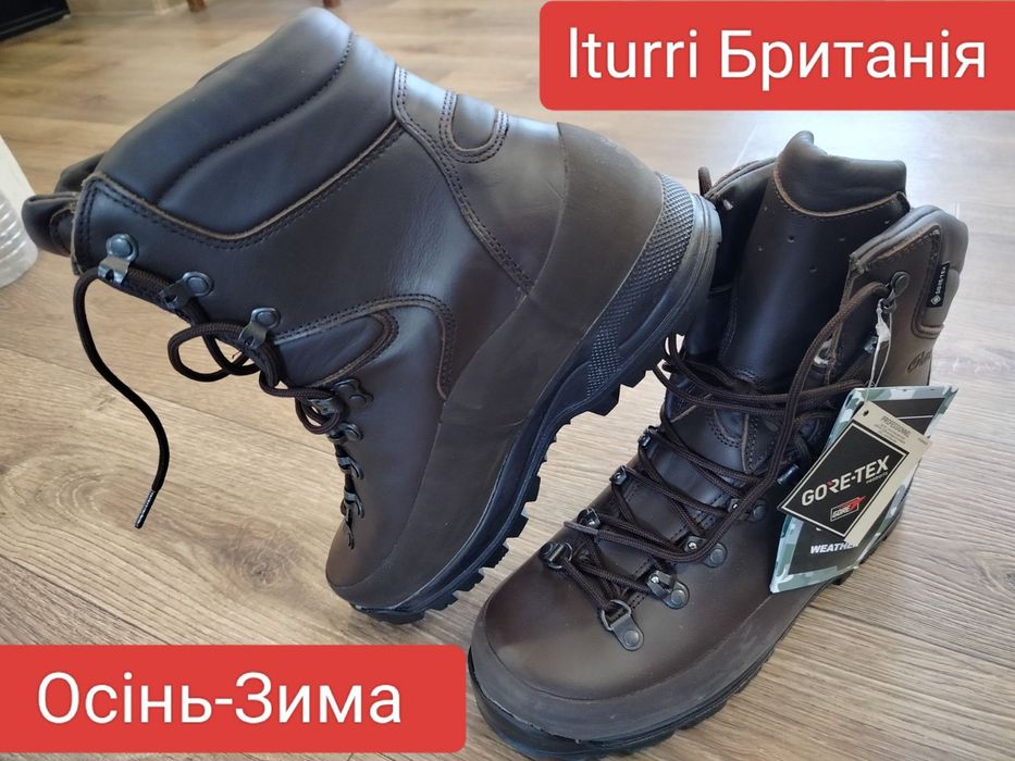 Взуття на 5+років!Haix Commander GTX та lturri Cold Weather 42-47 р