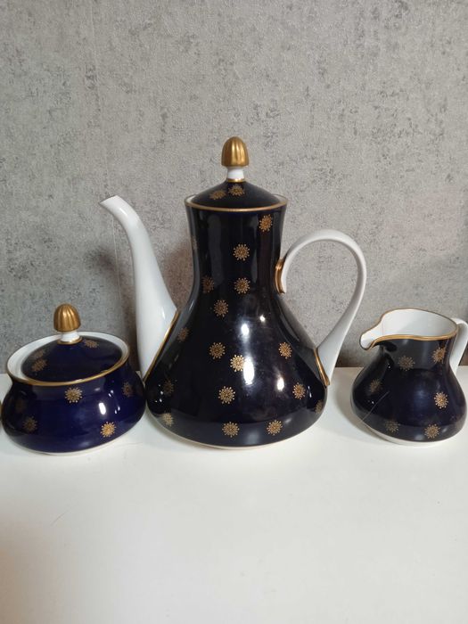 Продам кофейный сервиз, кобальт производства ГДР