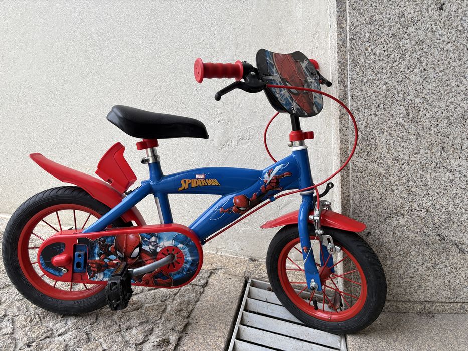 Bicicleta Crianca Roda 12 Spiderman